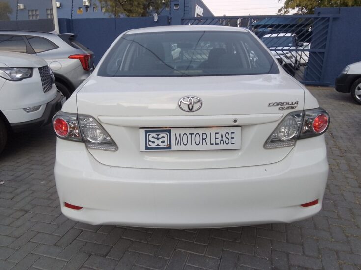 2019 Toyota Corolla Quest 1.6 A/T – Back Photo