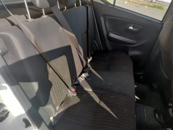 2021 TOYOTA AGYA 1.0 AT – Rear Seats
