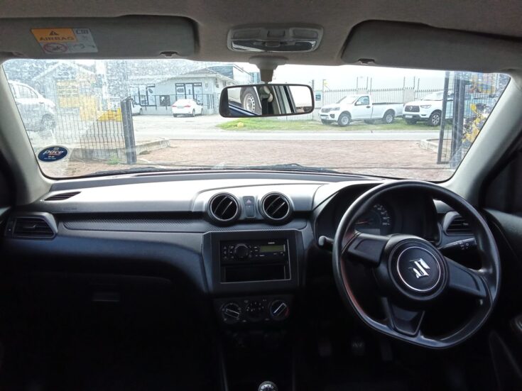 2022 SUZUKI SWIFT 1.2 GA MANUAL – Dashboard