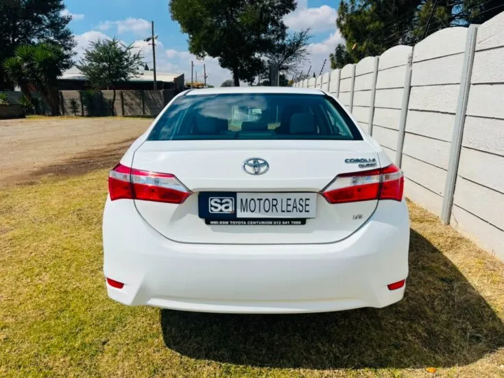 2022 Toyota Corolla Quest/1.8 PLUS CVT – Back Photo