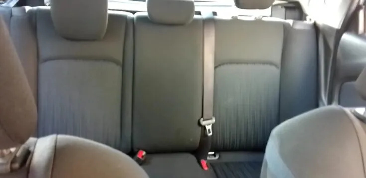 2022 Toyota Starlet/1.5 XS 4AT – Rear Seats