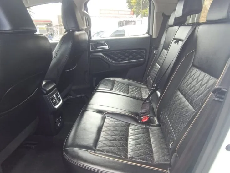 2023 Great Wall P Series Passanger/2.0 LT D/CAB 4X4 – Rear Seats