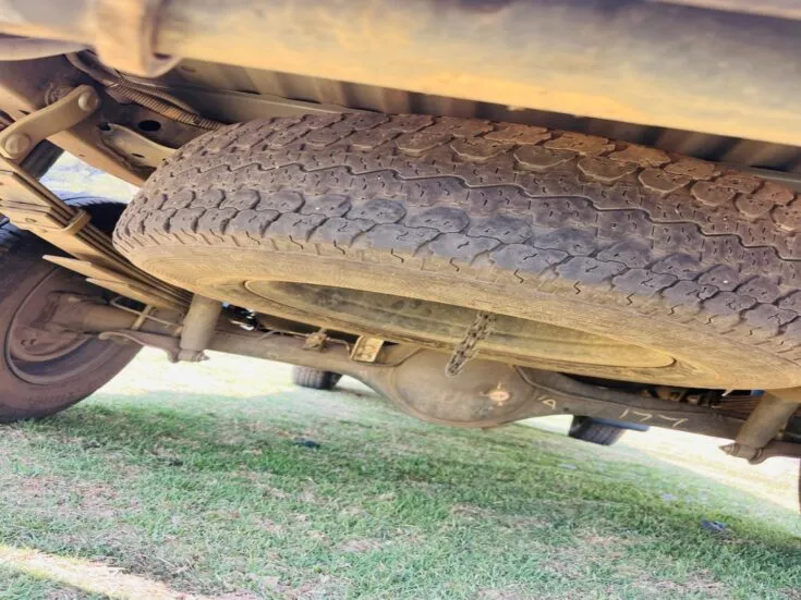 2023 Isuzu D-Max/250C S/CAB FLEETSIDE – Spare Wheel