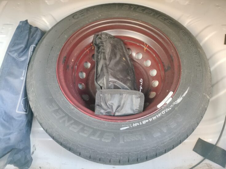 2023 RENAULT KWID DYNAMIQUE MANUAL – Spare Wheel