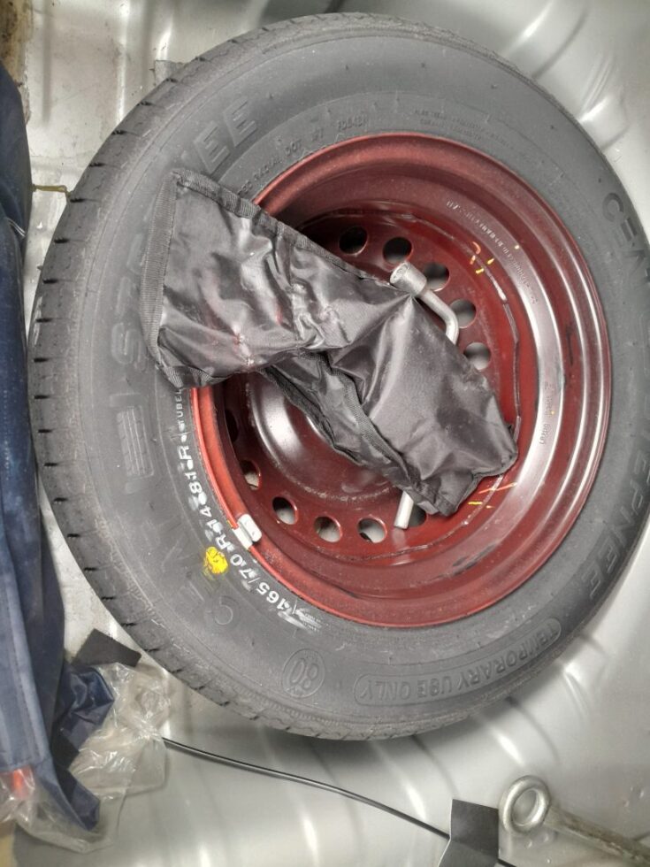 2023 RENAULT KWID DYNAMIQUE MANUAL – Spare Wheel