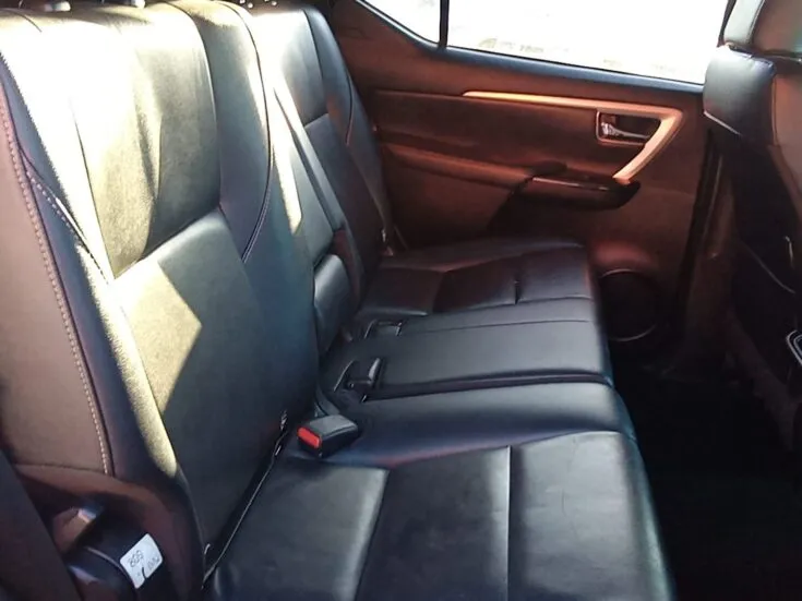 2023 Toyota Fortuner/2.4 GD-6 RB 6AT – Rear Seats