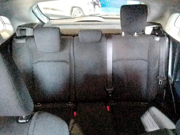 2023 Toyota Starlet/1.5 XS 4AT – Rear Seats
