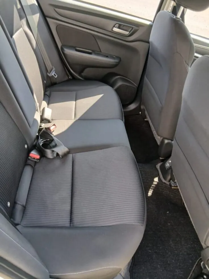 2024 Honda Amaze/1.2 COMFORT CVT – Rear Seats