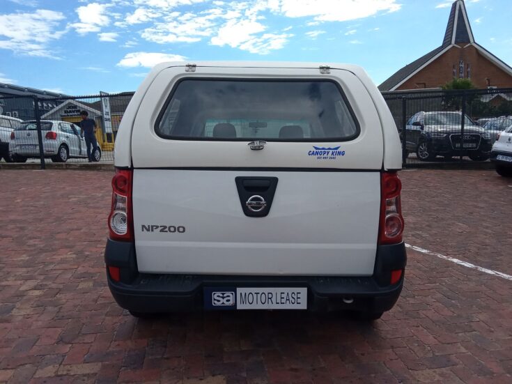 2024 NISSAN NP200 1.6 A/C SAFETY PACK P/U S/C – Back Photo