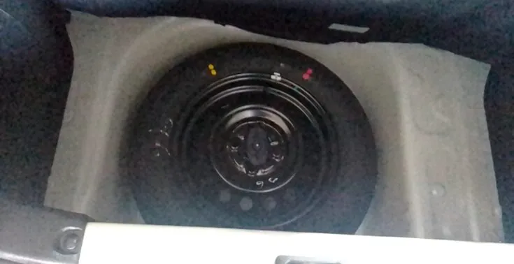 2024 Toyota Vitz/1.0 5MT – Spare Wheel