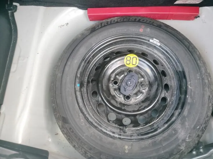 2024 Toyota Vitz/1.0 XR 4-AMT – Spare Wheel