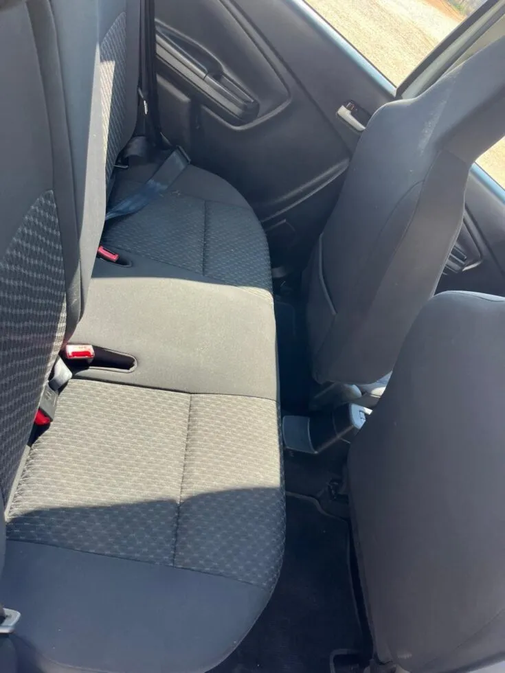2024 Toyota Vitz/1.0 XR 5MT – Rear Seats