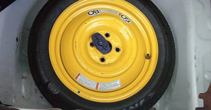 2024 Toyota Vitz/1.0 XR 5MT – Spare Wheel