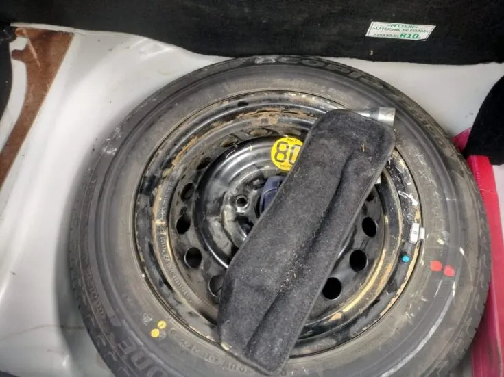 2024 Toyota Vitz/1.0 XR 5MT – Spare Wheel