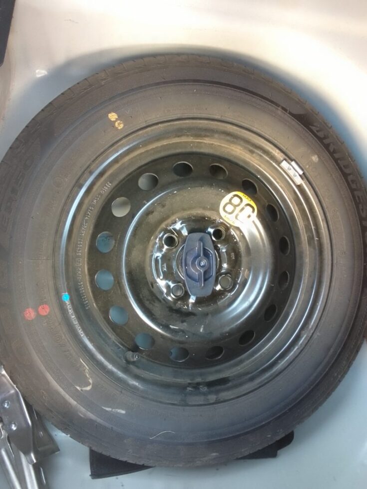 2024 TOYOTA VITZ 1.0 XR AMT – Spare Wheel
