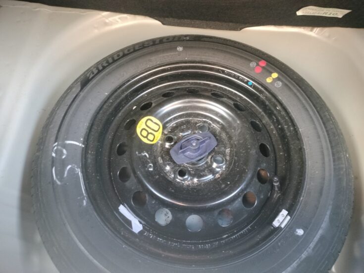 2024 TOYOTA VITZ 1.0 XR MANUAL – Spare Wheel