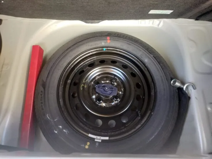 2025 Toyota VITZ/1.0 5MT – Spare Wheel