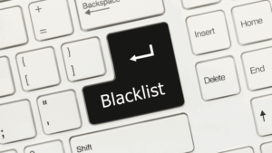 Blacklisted button on computer to augment the article titled: blacklisted cars for sale.