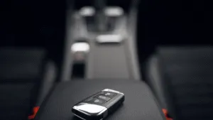 Keys in a vehicle to augment the blog article titled: Cars for blacklisted people with no finance