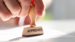 Stamp of approval for a vehicle contract to augment the article about car finance alternatives.