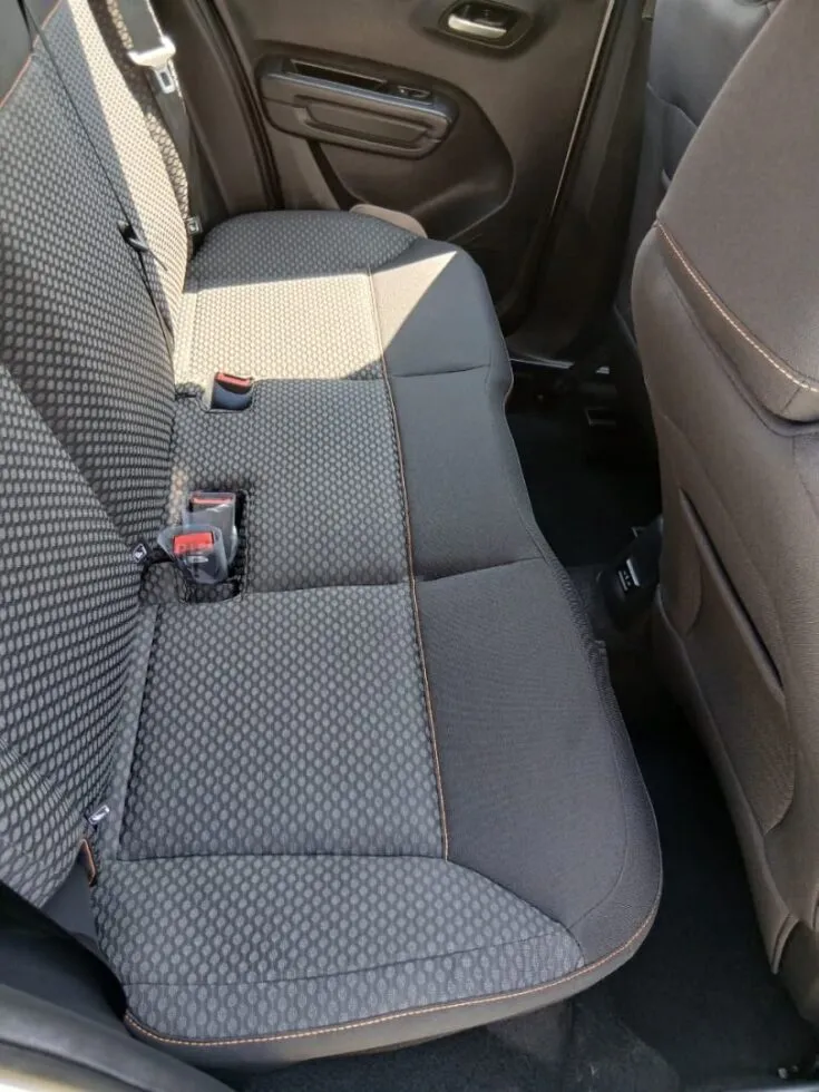 Citroen C3/1.2T MAX 6AT – Rear Seats